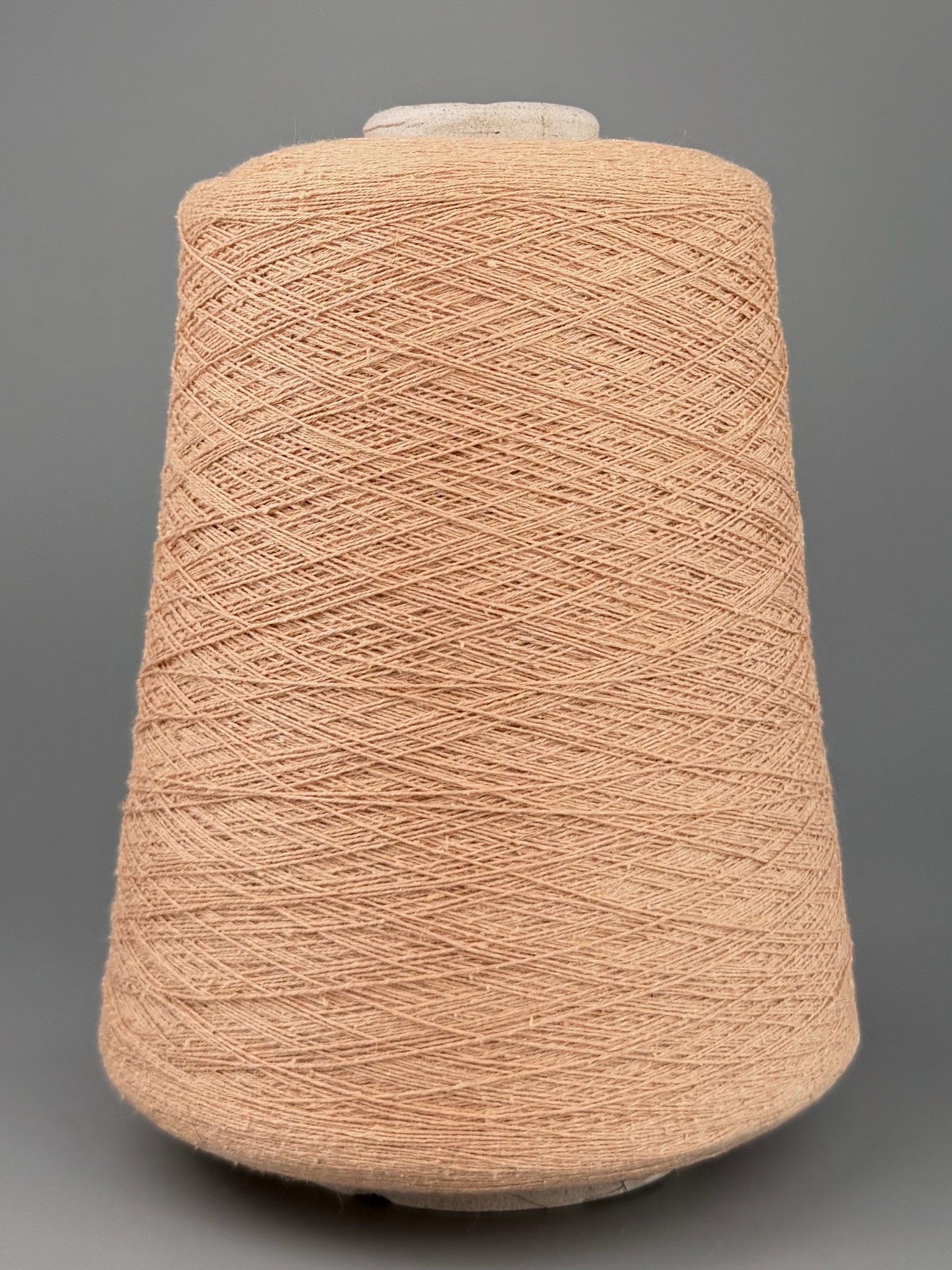 Toscano S.r.L. Art. Seta 854 Nm 2/30 – Garn aus Seide, Baumwolle, Viskose und Leinen col. Karamellbeige 1328 foto 2